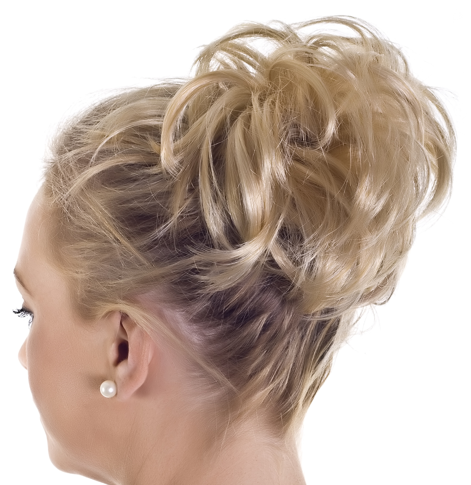 Image of Scrunchie twist for short hair