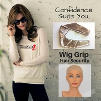 Wig Grip Headband for Comfortable Security Beige Silky Champagne