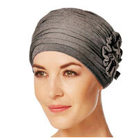 Lotus Style Turban Brown Melange