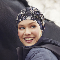 Lotus Style Turban Modern Paisley