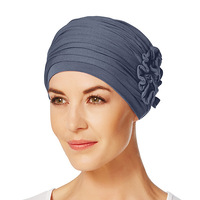 Lotus Style Turban Steel Blue