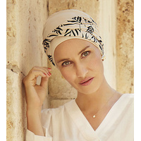 Shakti Style Turban Perfectly Pale Leaf Print