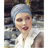 Shanti Style Turban Sea Green with Illusions