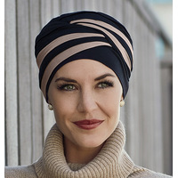 Shanti Style Turban Black/Taupe