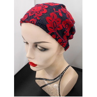 Floral Rouge Turban Headwear
