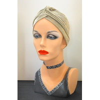 Gently Gilded Turban Headwear
