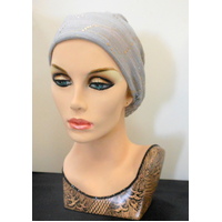 Silver Helix Turban Headwear