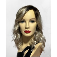 Bailey Long Soft Wavy Lace Front Lace Part Wig Vanilla Coffee Colour
