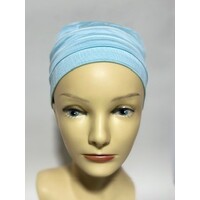 Compliment Style Aqua Bamboo Turban Headwear