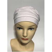 Compliment Style White Bamboo Turban Headwear