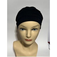 Delight Style Black Bamboo Turban Headwear
