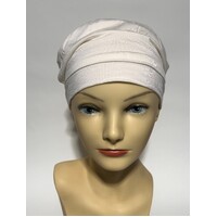 Delight Style Creme Bamboo Turban Headwear