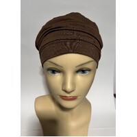 Delight Style Mocha Bamboo Turban Headwear