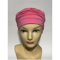 Delight Style Pink Bamboo Turban Headwear