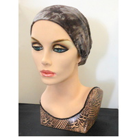 Tie Dye Earth Tones Turban Headwear