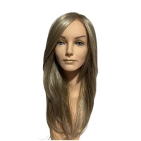 Candice Lusciously Layered Long Straight Light Mixed Blonde Lace Front Mono Top Wig