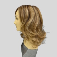 Donna Long Layered Wavy Lace Front Lace Part Rooted Highlighted Wig