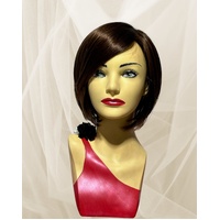 Erica Modern Bob Rich Burgundy Lace Front Wig