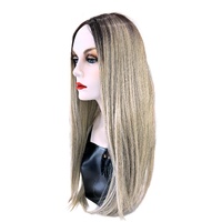 Enchanted Long  27" Straight Lace Front Wig in Platinum