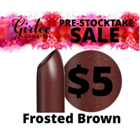 Frosted Brown Lipstick w/Jojoba & Vitamin E