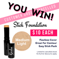 Foundation Sticks w/Flawless Cover Medium Light Jackpot