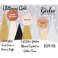 Glittering Gold Mineral Eyedust Trio Christmas Special