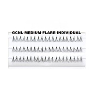 Natural Lashes GNLMEDIUM FLARE INDIVIDUALS - END OF LINE SALE!