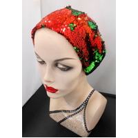 Holiday Cheer Sequin Turban Headwear