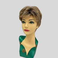 Olivia Modern Short Pixie Cut Highlighted Blonde Rooted Wig