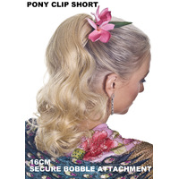Pony Clip Short 16cm Bobble Attachment