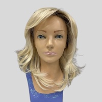 Tabby Long Layered Lace Front Mono Top Platinum Blonde Heat Defiant Fiber Wig