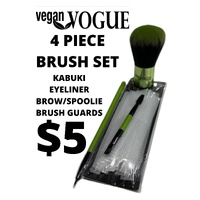 Vegan Vogue 4 Piece Professional Foundation Brush Set