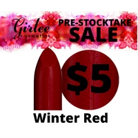 Winter Red Lipstick w/Jojoba & Vitamin E