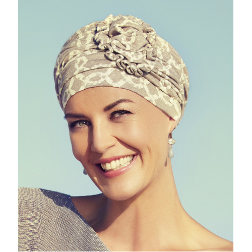 Lotus Style Turban Twisted Ribbons