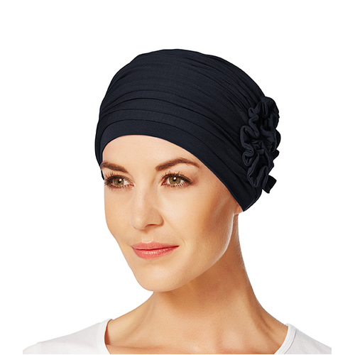 Lotus Style Turban Black