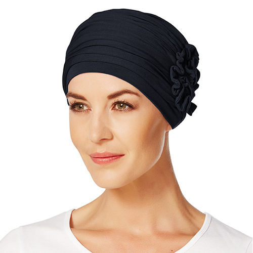 Lotus Style Turban Denim