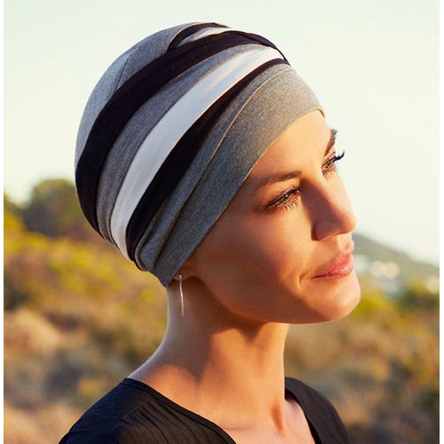Shanti Style Turban Black, Grey, Ivory