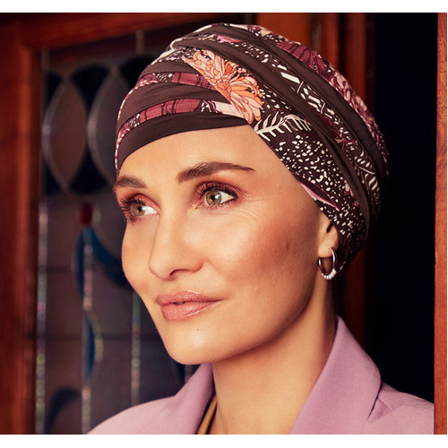 Shanti Style Turban Black/Taupe