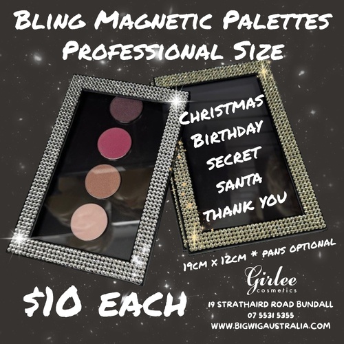 Bling Diamonte Magentic Professional Size Palettes