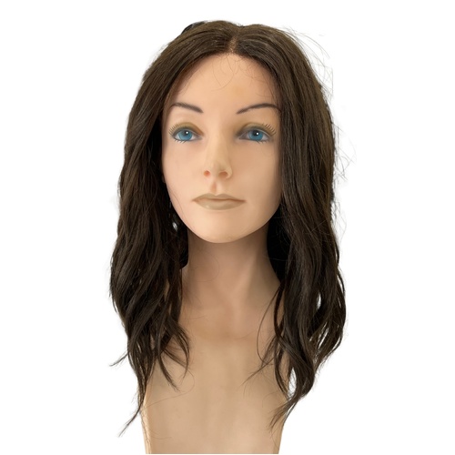 Bondi Lace Front Lace Part Shoulder Length Beach Wave Wig Coffee Colour
