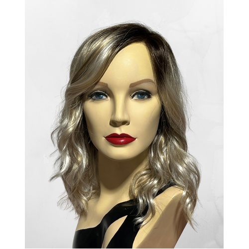 Bailey Long Soft Wavy Lace Front Lace Part Wig Vanilla Coffee Colour