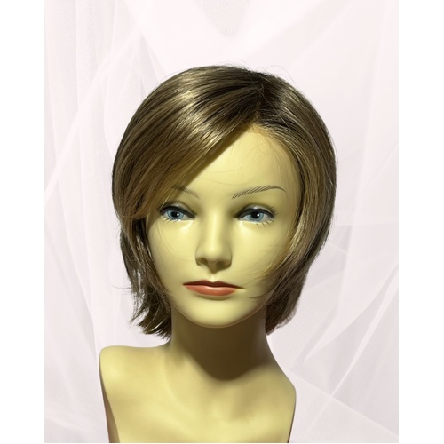 Ellie Shoulder Length Bob Lace Front All Hand Tied in Highlighted Dark Blonde colour