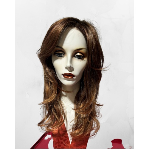 Payton Long Soft Wavy Lace Front Wig in Copper Colour