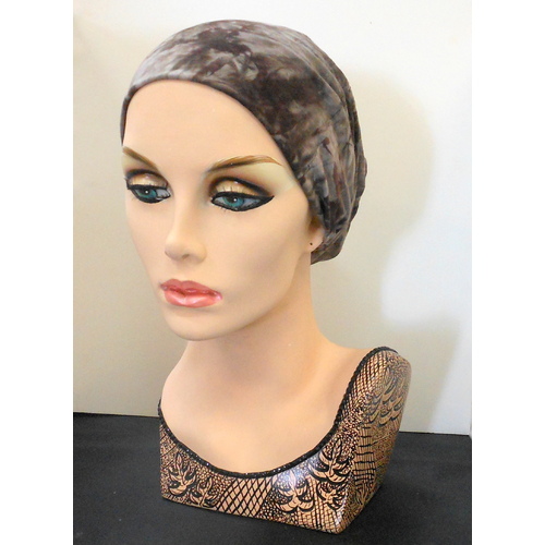 Tie Dye Earth Tones Turban Headwear