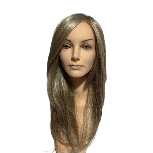 Candice Lusciously Layered Long Straight Light Mixed Blonde Lace Front Mono Top Wig