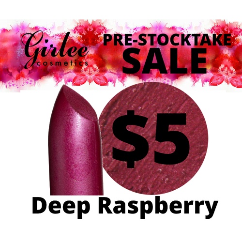 Deep Raspberry Lipstick w/Jojoba & Vitamin E