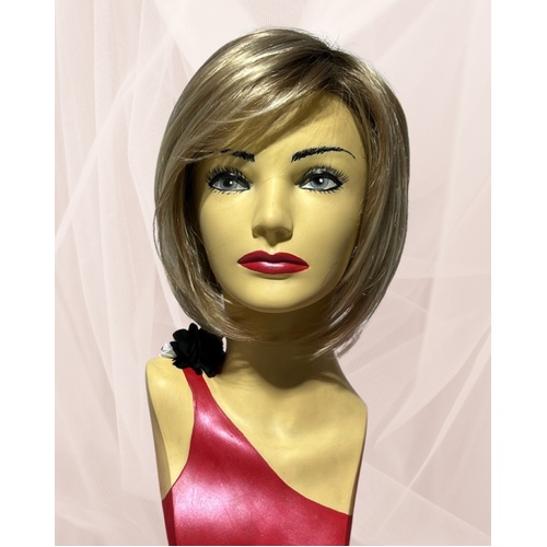 Erica Modern Bob Rooted Light Ash Blonde Blend Lace Front Wig