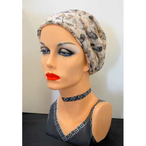 Flutterby Natural Turban Headwear