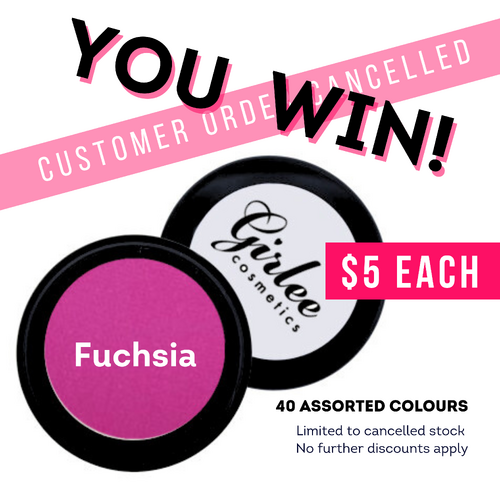 Fuchsia Mineral Eyeshadow Jackpot