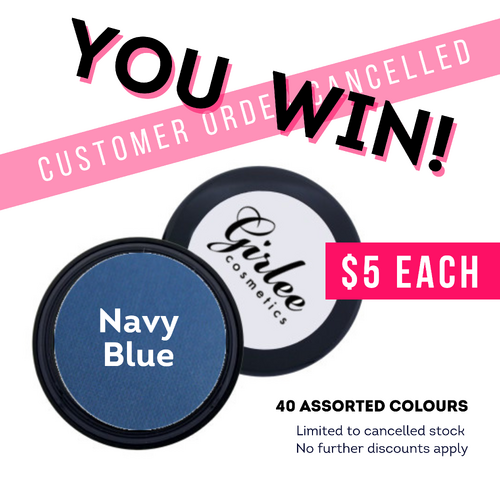 Navy Blue Matte Mineral Eyeshadow Jackpot